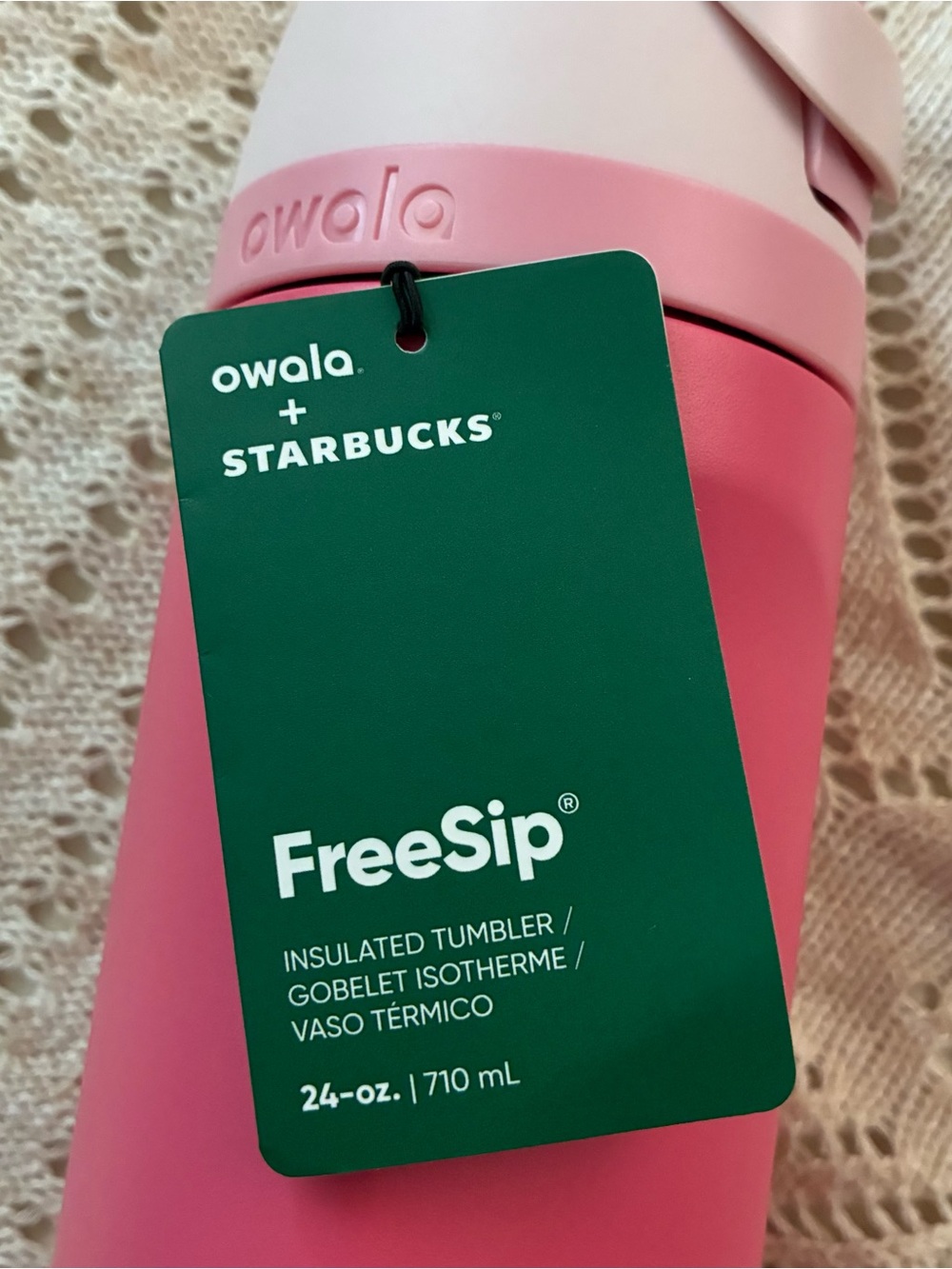 Starbucks + owala Pink FreeSip Insulated Tumbler - Picture 4 of 6